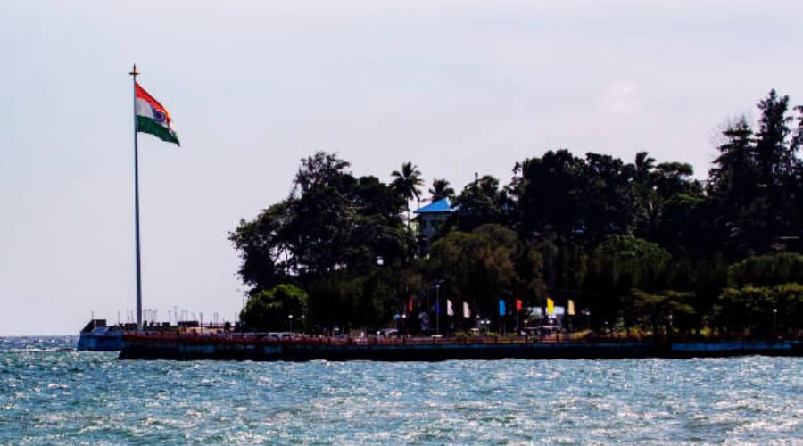 National flag at Flag Point